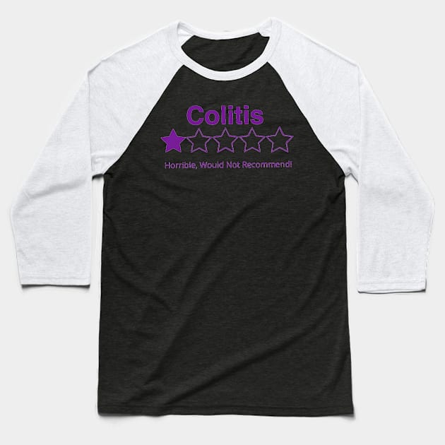 Colitis 5 star rating Baseball T-Shirt by CaitlynConnor